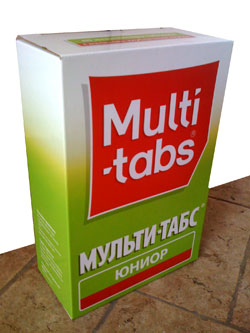 Муляж витаминов Мультитабс